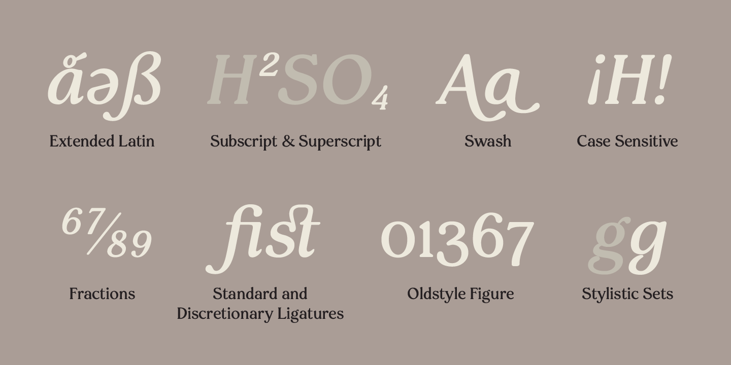 Przykład czcionki Pockota Medium Italic